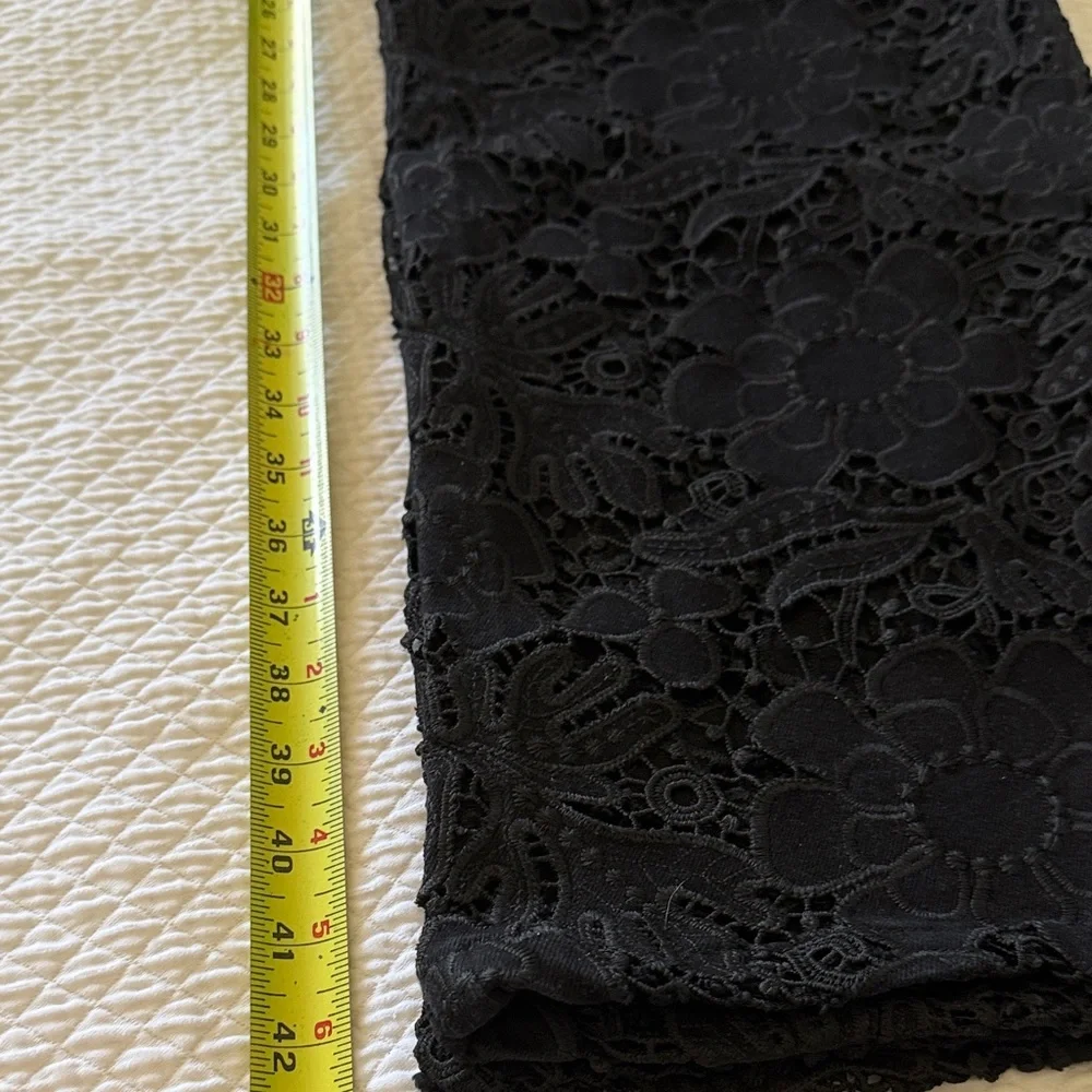 The Noli Shop Black Lace Floral Pants size 30 - Picture 15 of 16